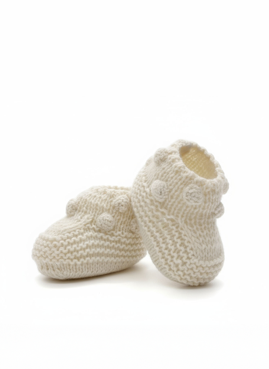 1+Escarpines+beige+con+pompon Escarpines Beige UY - Imagen 1