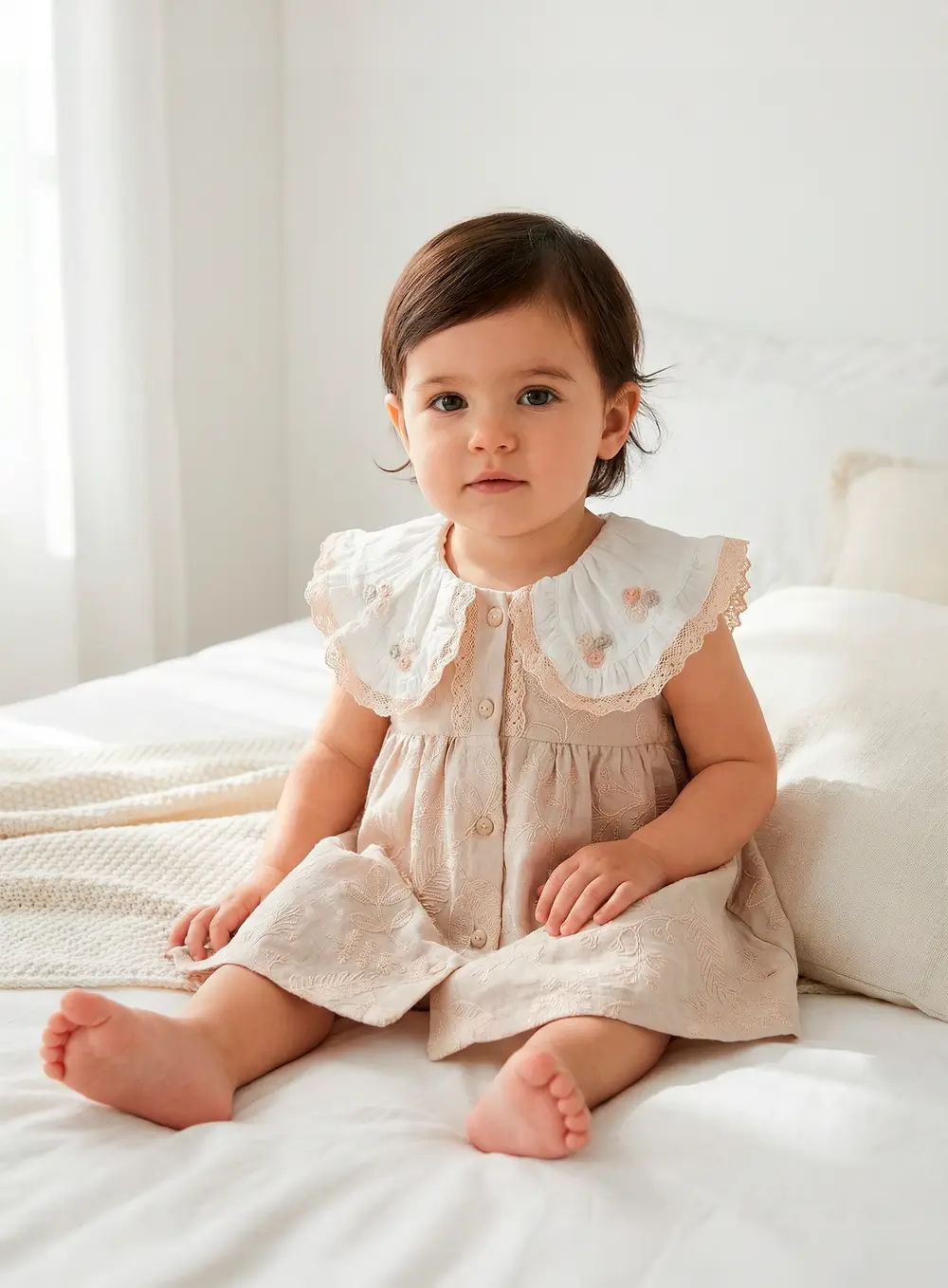 FOTO-BEBE (1) Vestido Sofía UY - Imagen 1