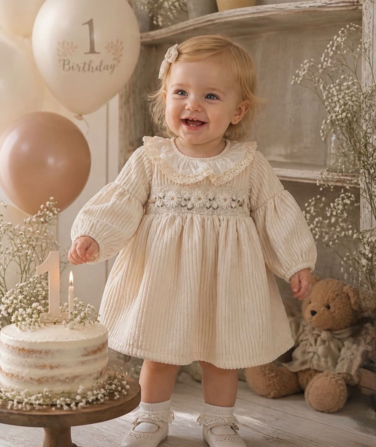 WhatsApp Image 2026-09-09 at 2.59.28 PM Vestido smock - Imagen 1